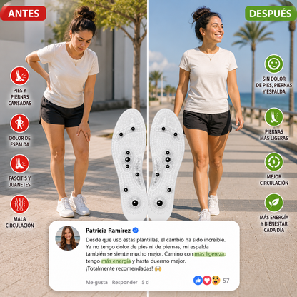Soluciona tus piernas cansadas o hinchadas y alivia el dolor de rodilla, caderas y articulaciones con VelyFoot Flow™