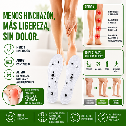 Soluciona tus piernas cansadas o hinchadas y alivia el dolor de rodilla, caderas y articulaciones con VelyFoot Flow™